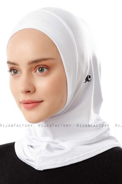 Logo Plain - Hvid One-Piece Al Amira Hijab