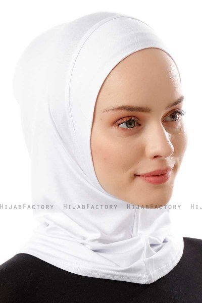 Logo Plain - Hvid One-Piece Al Amira Hijab