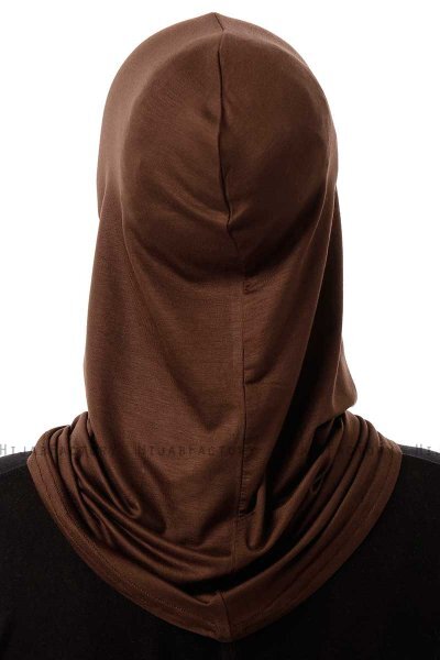 Logo Plain - Brun One-Piece Al Amira Hijab