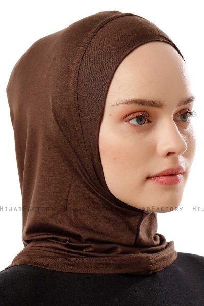 Logo Plain - Brun One-Piece Al Amira Hijab