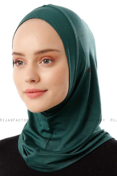 Logo Plain - Mørkegrøn One-Piece Al Amira Hijab