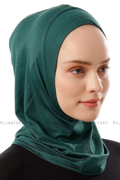 Logo Plain - Mørkegrøn One-Piece Al Amira Hijab