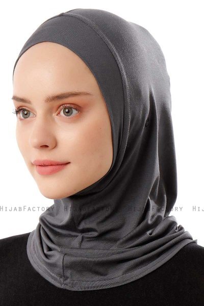 Logo Plain - Mørkegrå One-Piece Al Amira Hijab