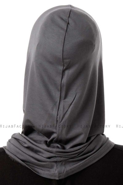 Logo Plain - Mørkegrå One-Piece Al Amira Hijab