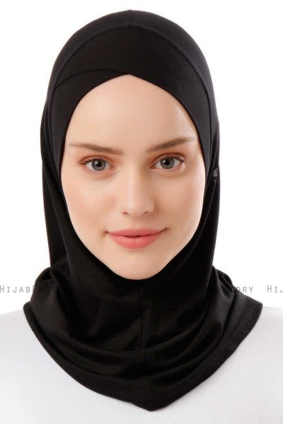 Logo Cross - Sort & Lysegrå One-Piece Al Amira Hijab