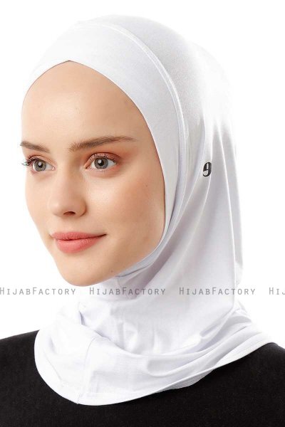 Logo Cross - Hvid One-Piece Al Amira Hijab