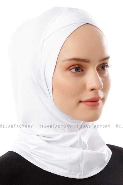 Logo Cross - Hvid One-Piece Al Amira Hijab