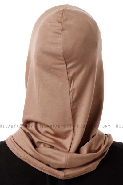 Logo Cross - Mørk Taupe One-Piece Al Amira Hijab