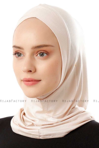 Logo Cross - Beige One-Piece Al Amira Hijab