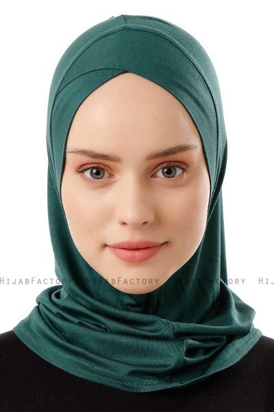Logo Cross - Mørkegrøn One-Piece Al Amira Hijab