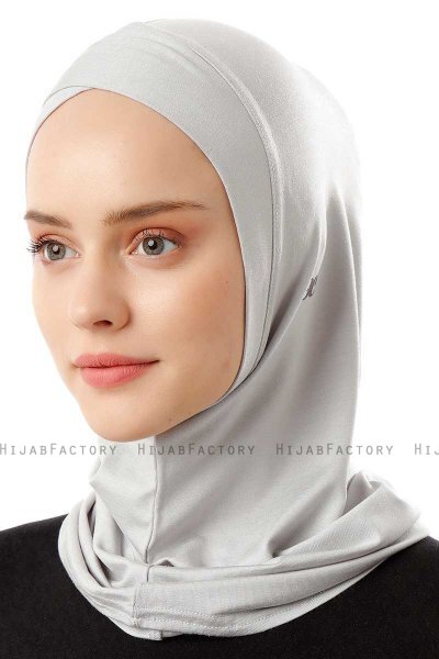 Logo Cross - Lysegrå One-Piece Al Amira Hijab