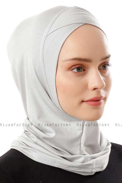 Logo Cross - Lysegrå One-Piece Al Amira Hijab