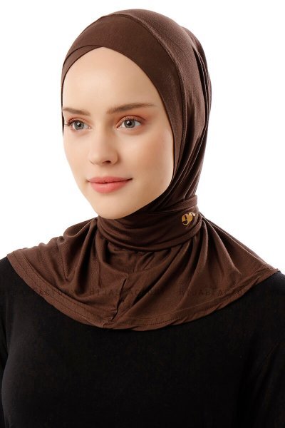 Sportif Cross - Brun Praktisk Viskos Hijab