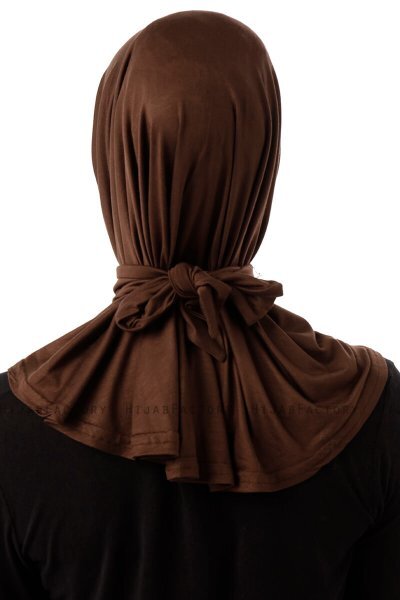 Sportif Cross - Brun Praktisk Viskos Hijab
