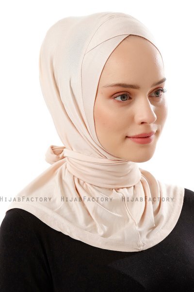 Sportif Cross - Beige Praktisk Viskos Hijab