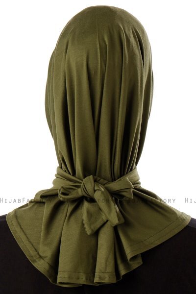 Sportif Cross - Khaki Praktisk Viskos Hijab