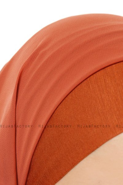 Alara Plain - Murstensrød One Piece Chiffon Hijab
