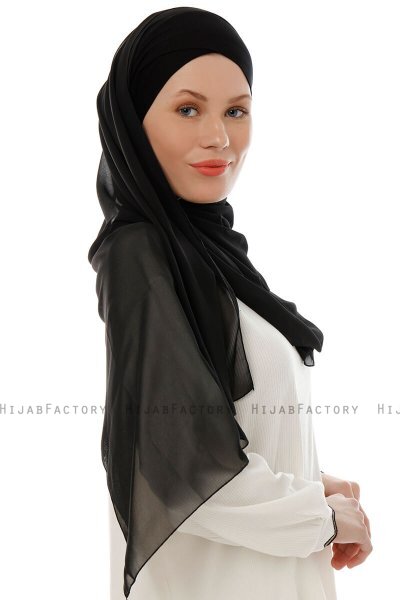 Alara Cross - Sort One Piece Chiffon Hijab