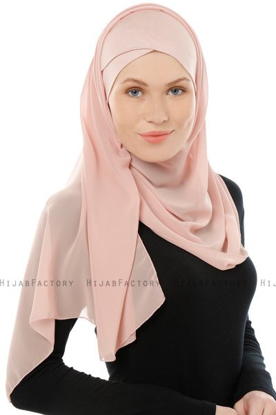 Alara Cross - Gammelrosa One Piece Chiffon Hijab