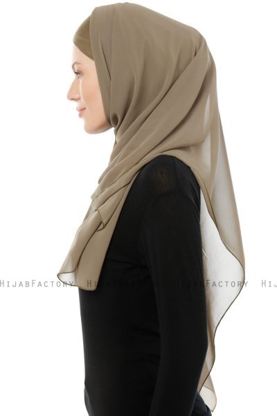 Alara Cross - Olivenegrøn One Piece Chiffon Hijab