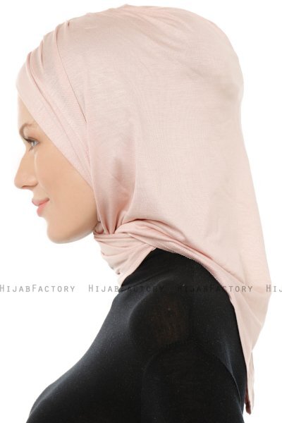 Isra Cross - Gammelrosa One-Piece Viskos Hijab