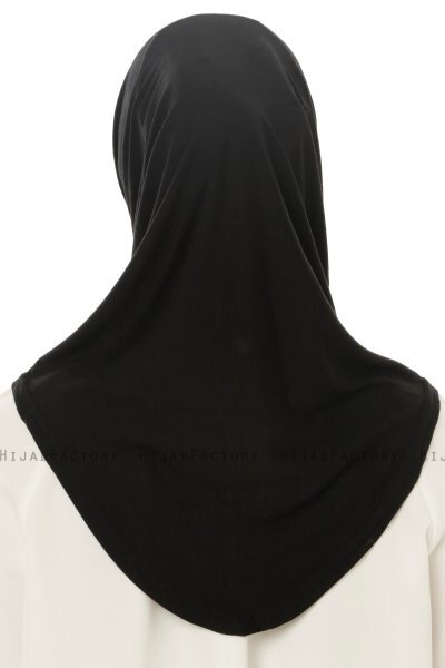 Hanfendy Plain Logo - Sort One-Piece Hijab