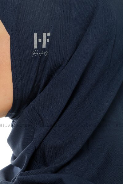 Hanfendy Plain Logo - Marine Blå One-Piece Hijab