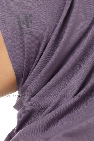 Hanfendy Plain Logo - Mørke Lilla One-Piece Hijab