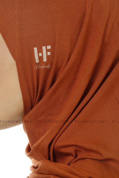 Hanfendy Plain Logo - Murstensrød One-Piece Hijab