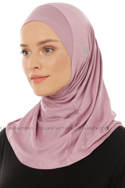 Hanfendy Plain Logo - Lilla One-Piece Hijab