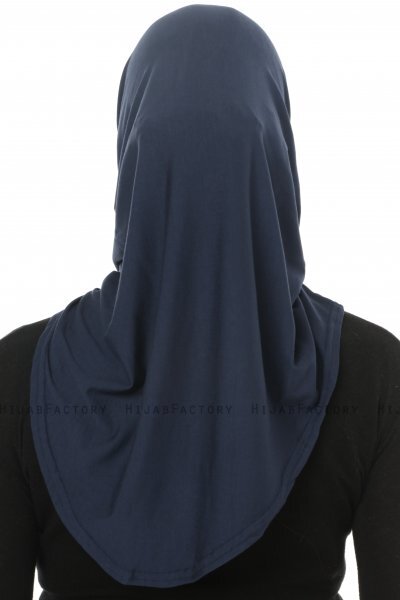 Hanfendy Cross Logo - Marine Blå One-Piece Hijab