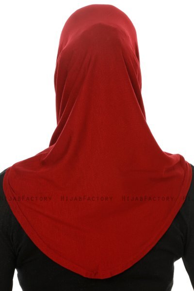 Hanfendy Cross Logo - Bordeaux One-Piece Hijab
