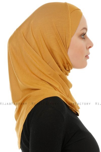 Hanfendy Cross Logo - Sennepsgul One-Piece Hijab