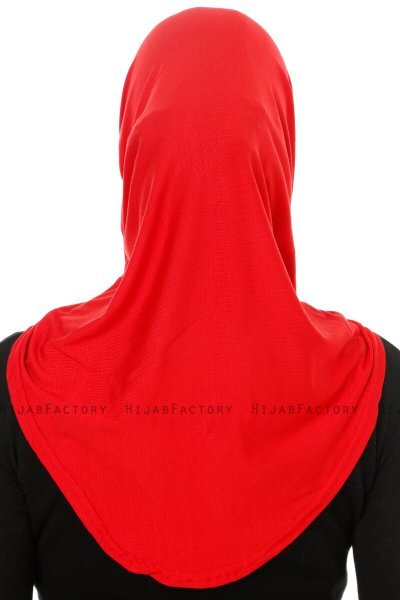 Hanfendy Cross Logo - Rød One-Piece Hijab