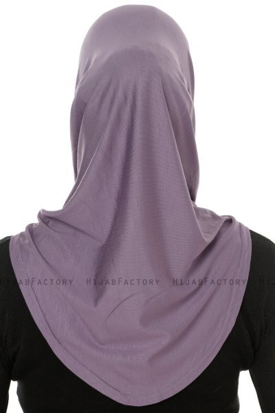 Hanfendy Cross Logo - Mørke Lilla One-Piece Hijab