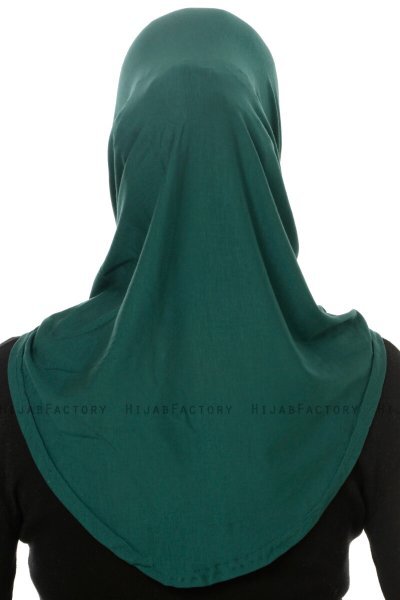 Hanfendy Cross Logo - Mørkegrøn One-Piece Hijab