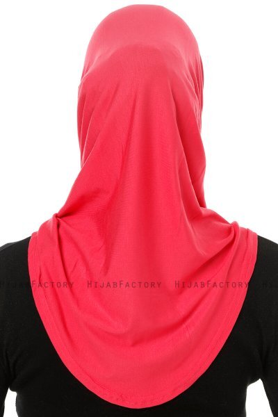 Hanfendy Cross Logo - Fuchsia One-Piece Hijab