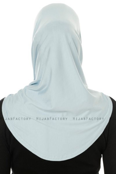 Hanfendy Cross Logo - Baby Blue One-Piece Hijab