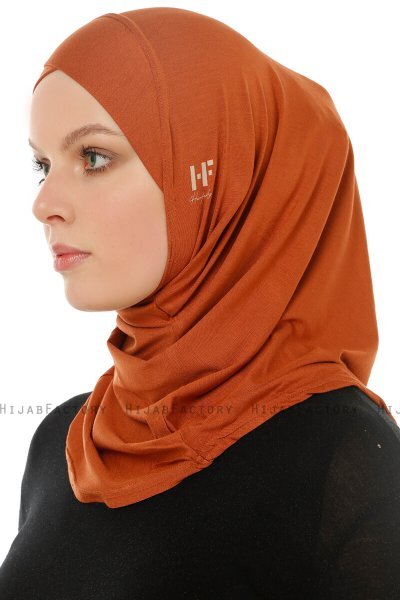 Hanfendy Cross Logo - Murstensrød One-Piece Hijab
