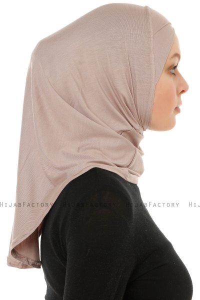 Hanfendy Cross Logo - Stengrå One-Piece Hijab
