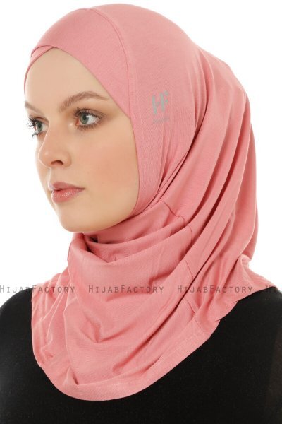 Hanfendy Cross Logo - Mørkrosa One-Piece Hijab