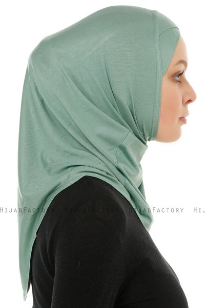 Hanfendy Cross Logo - Grøn One-Piece Hijab