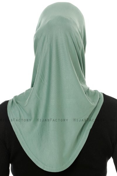 Hanfendy Cross Logo - Grøn One-Piece Hijab