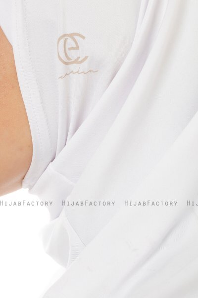 Micro Plain - Hvid One-Piece Hijab