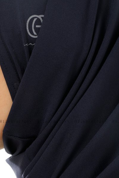 Micro Plain- Marine Blå One-Piece Hijab