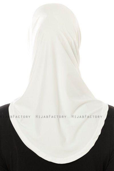 Micro Plain - Creme One-Piece Hijab