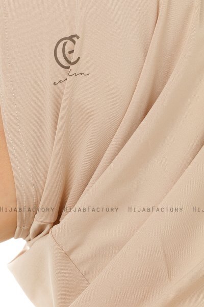 Micro Plain- Lys Taupe One-Piece Hijab