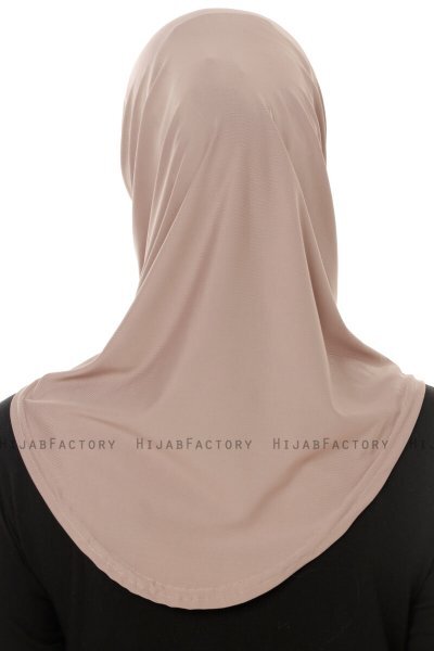 Micro Plain- Stengrå One-Piece Hijab