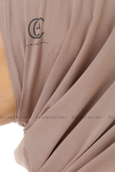 Micro Plain- Stengrå One-Piece Hijab