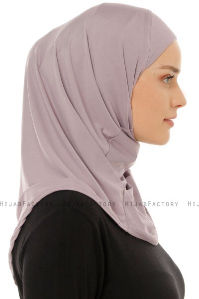 Micro Plain- Lys Lilla One-Piece Hijab
